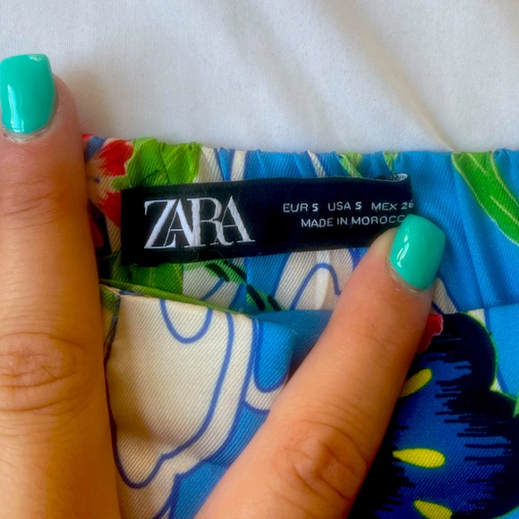 ZARA SILKY FLARED PANTS - Picture 2 of 3